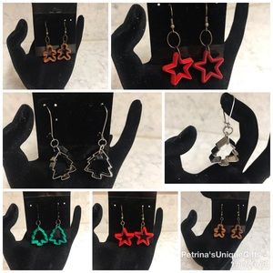 Mini cookie cutter handmade earrings